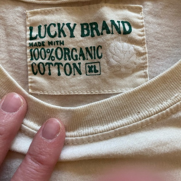 Vintage Y2k Lucky Brand Unity and Peace T-Shirt Sz XL - Picture 5 of 8